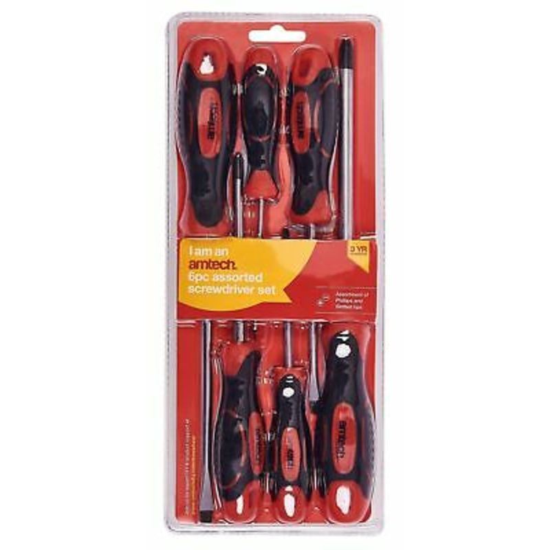 AMTECH  SCREWDRIVER SET 6PC