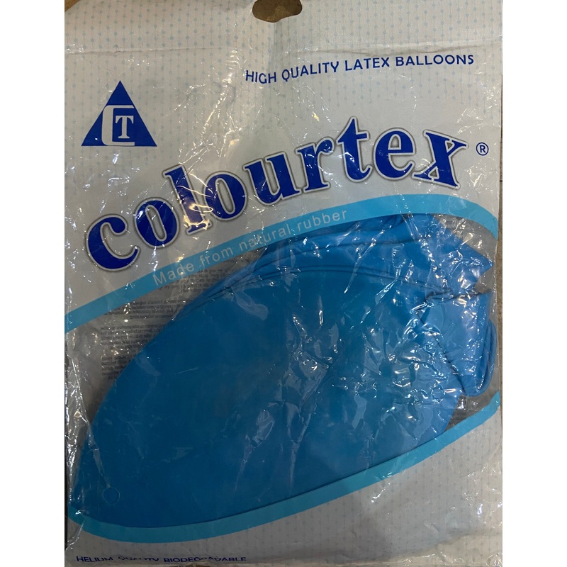 COLOURTEX HIGH QUALITY LATEX BALLOONS BLUE
