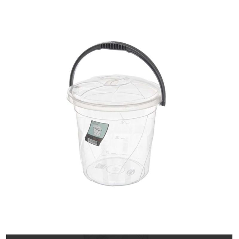 20 liter clear plastic bucket