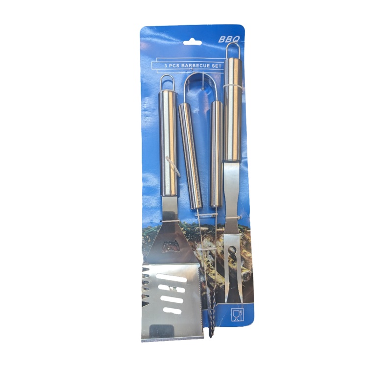 3Pcs S Steel Barbecue Set
