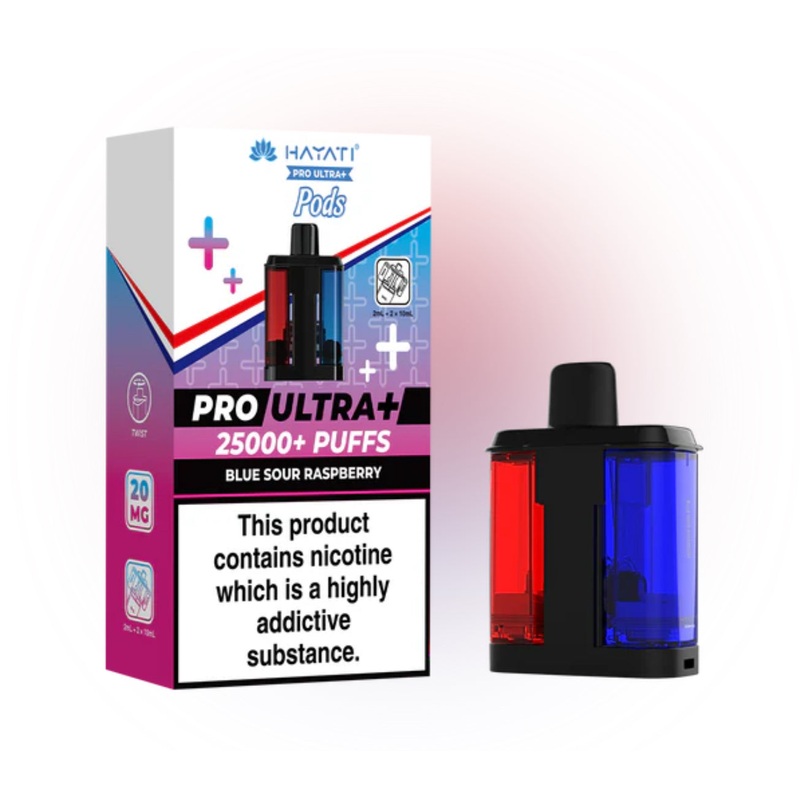 BLUE SOUR RASPBERRY HAYATI PRO ULTRA PLUS REFILL Pods