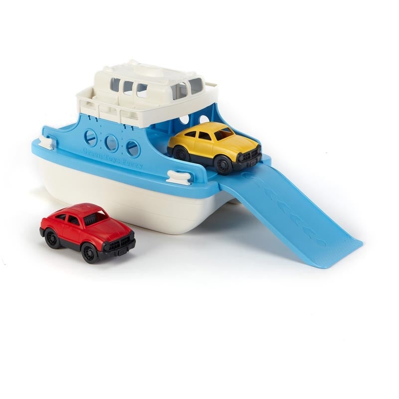 Green Toys Ferry Boat w Cars