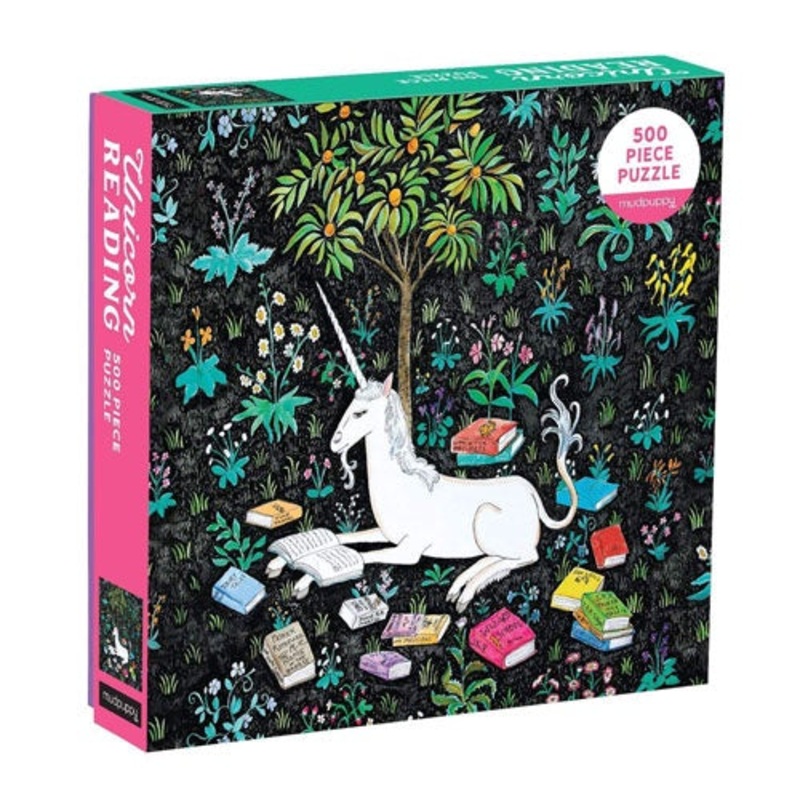 Mudpuppy Puzzle 500pc Unicorn Reading