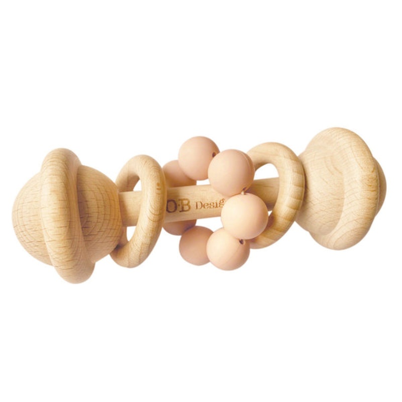 OB Designs Wooden Rattle