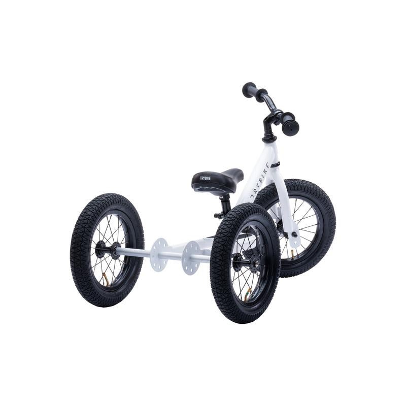Trybike Convertible Steel Bike in Vintage White