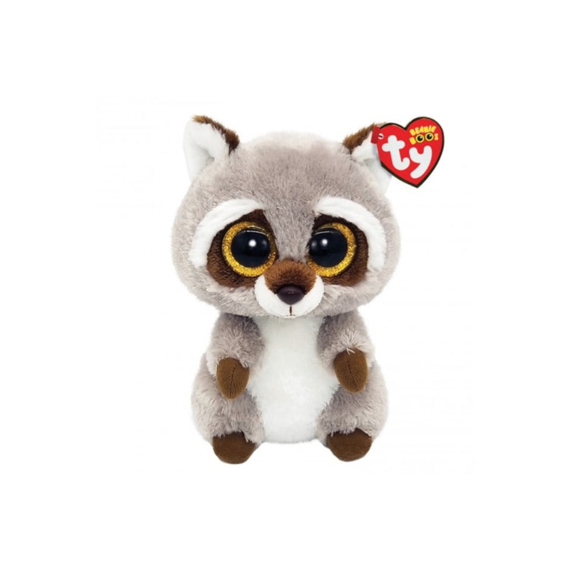 Beanie Boo Regular Oakie Grey Raccoon