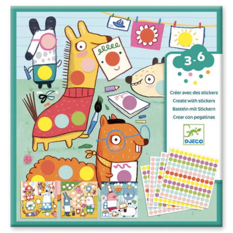 Djeco DIY Create With Stickers