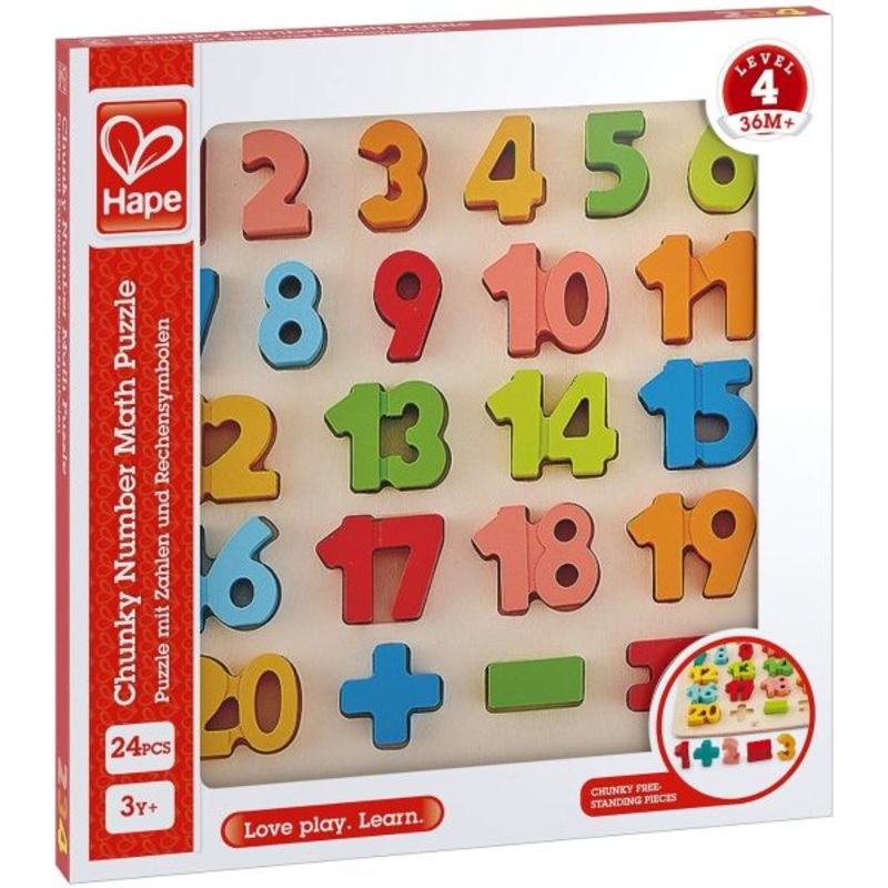 Hape Chunky Number Math Puzzle