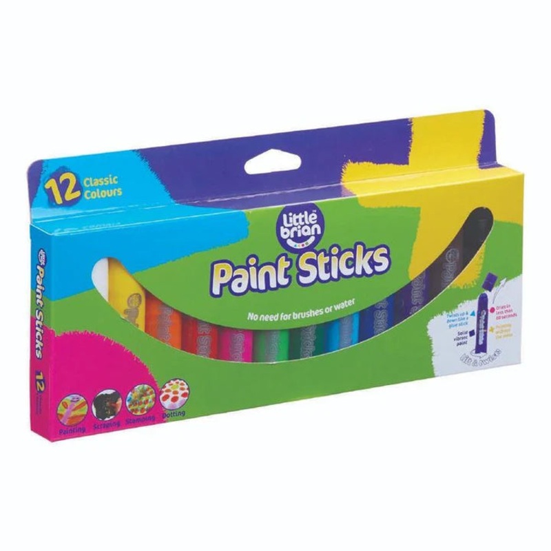 Little Brain Paint Sticks, 6 pack- Classic