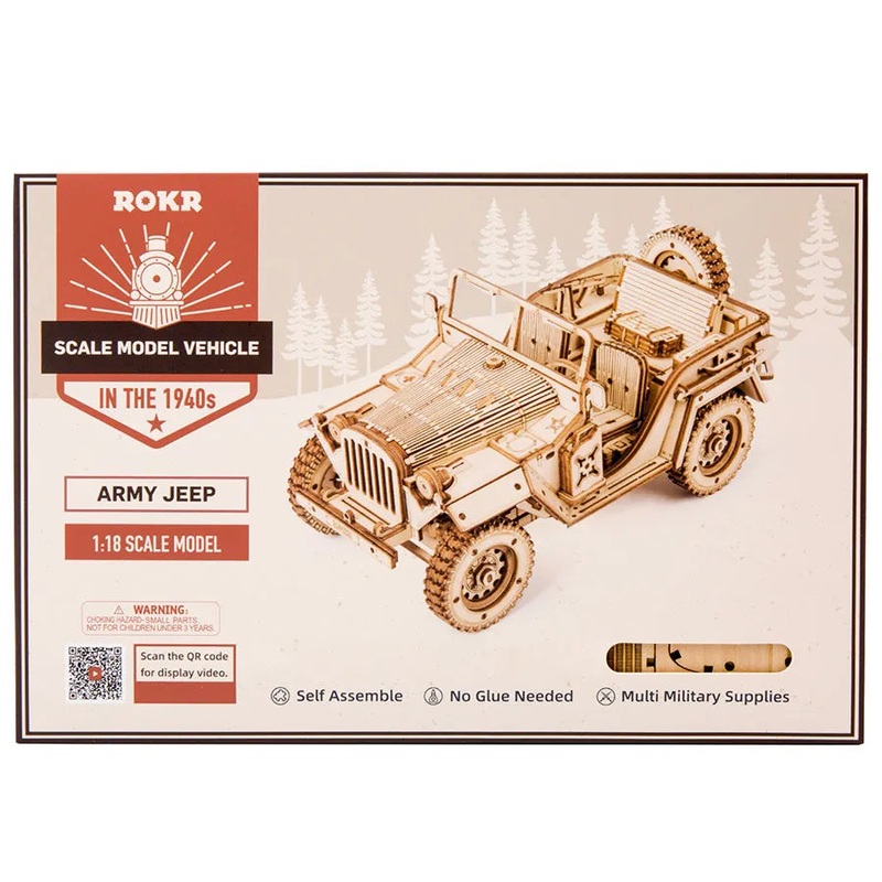 ROKR 1:18 Army Field Car