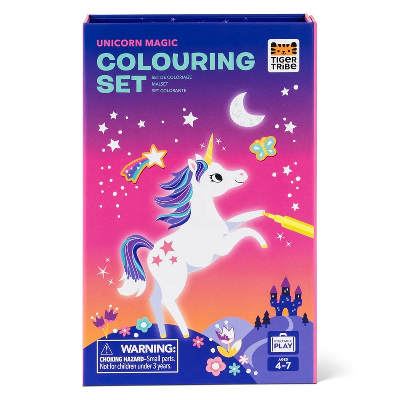 Tiger Tribe Colouring Set-Unicorn Magic
