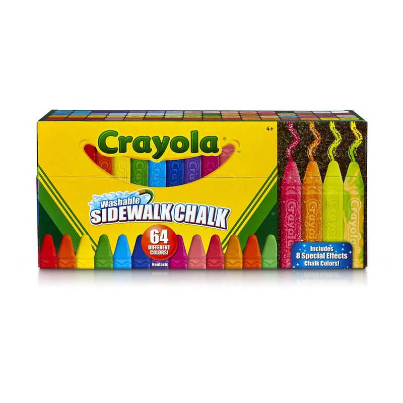Crayola Sidewalk Chalk 64 Colours