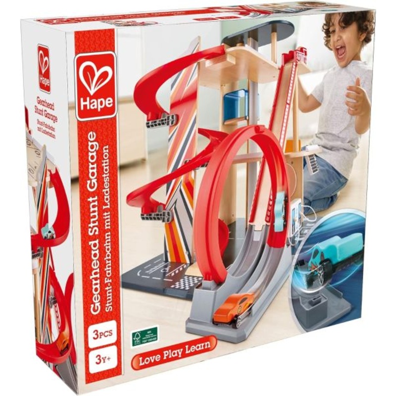 Hape Gearhead Stunt Garage
