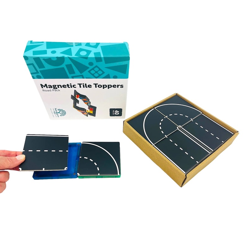 Magnetic Tile Toppers-Road Pack