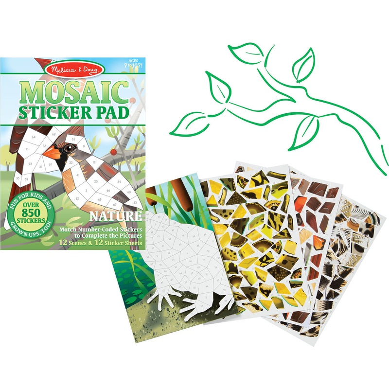 Melissa & Doug Mosaic Sticker Pad-Nature