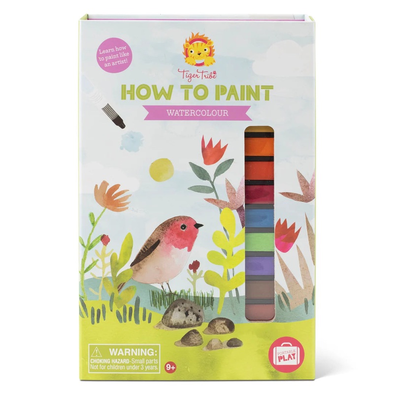 Tiger Tribe How to Paint Watercolour
