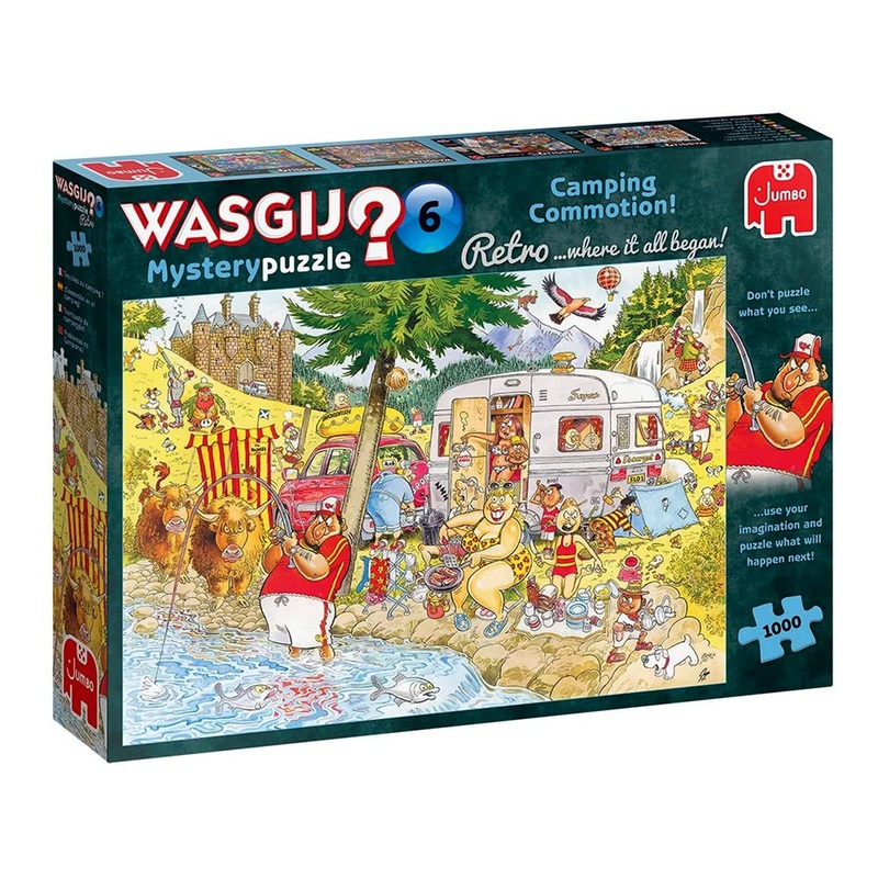 Wasgij 6 Mystery 1000pc Camping Commotion