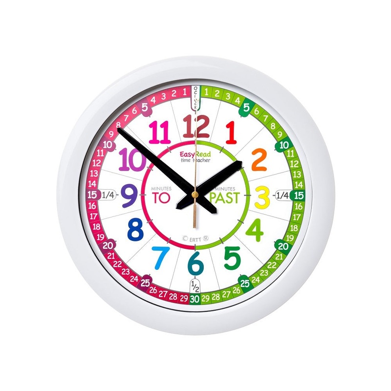 Easy Read Time Teacher Wall Clock