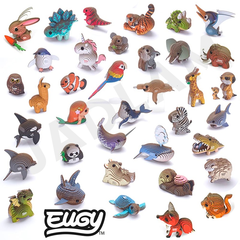 Eugy 3D Cardboard Model Kit