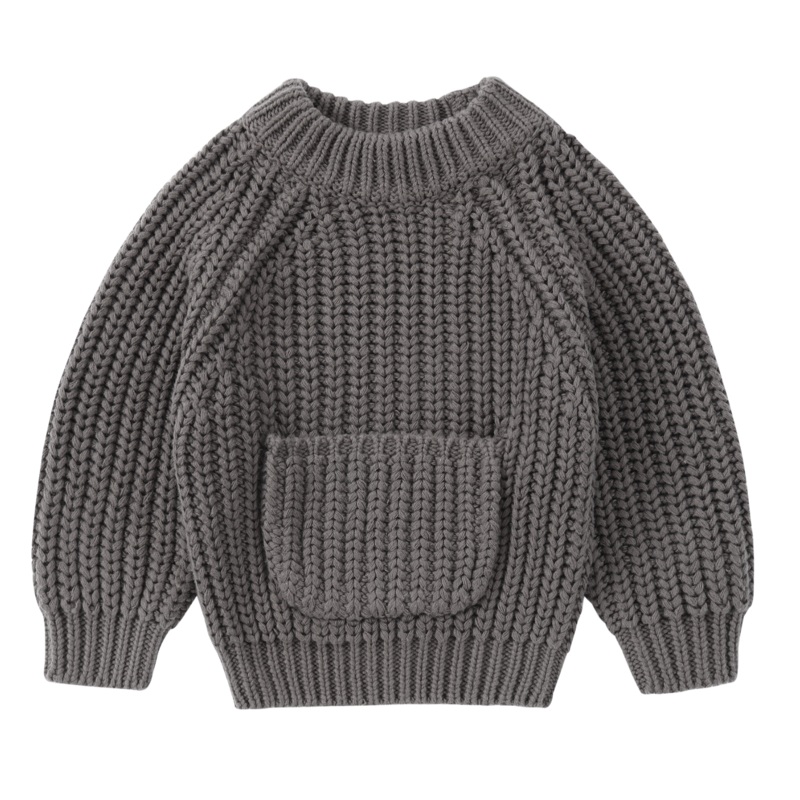Susukoshi Knit Pullover in Lava Rock