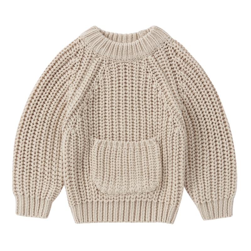 Susukoshi Knit Pullover in Soy Milk