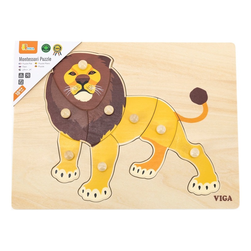 VIGA Montessori Puzzles 8 Piece