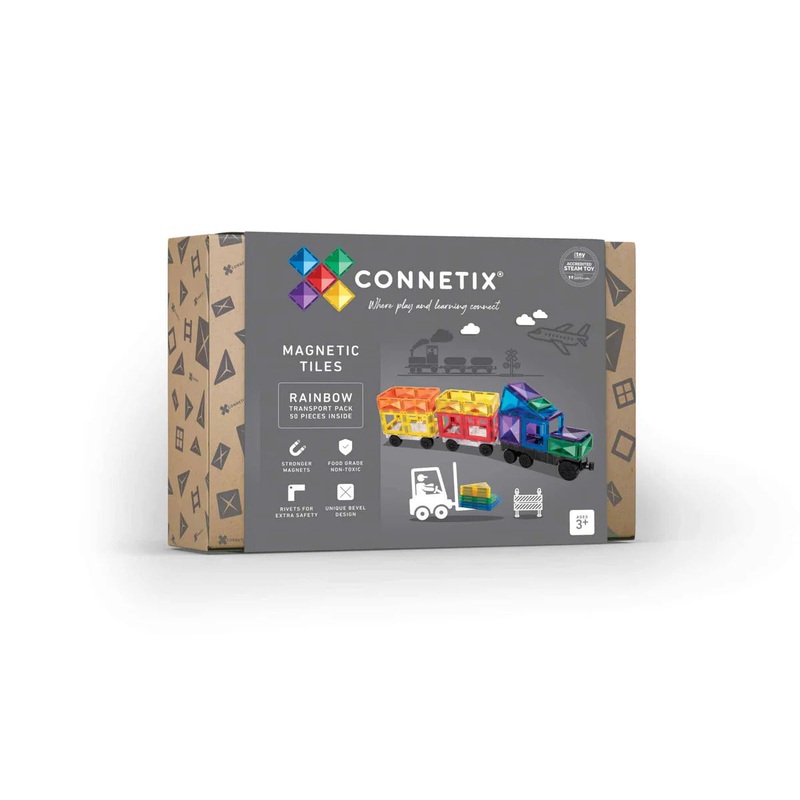 Connetix Rainbow Transport Pack 50pc