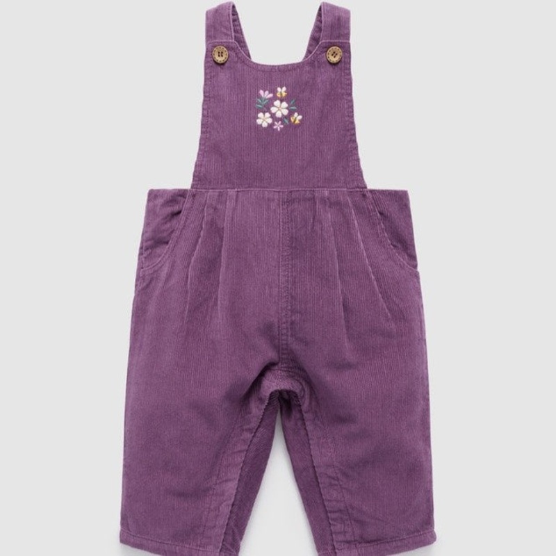 Corduroy Overalls – Heather