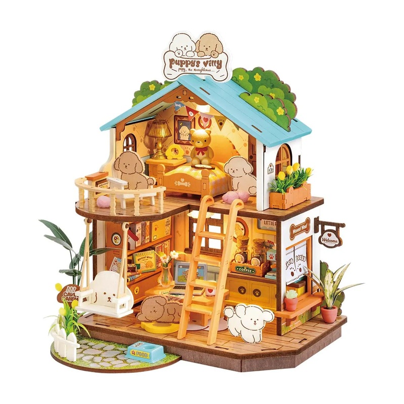 DIY Mini House – Puppy’s Cozy Villa