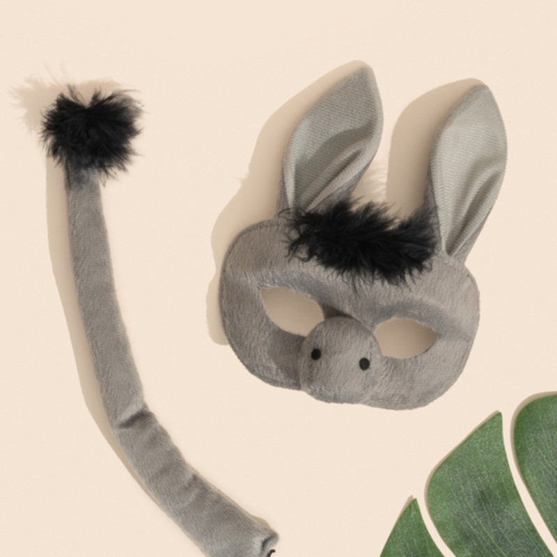DONKEY – Animal Mask & Tail