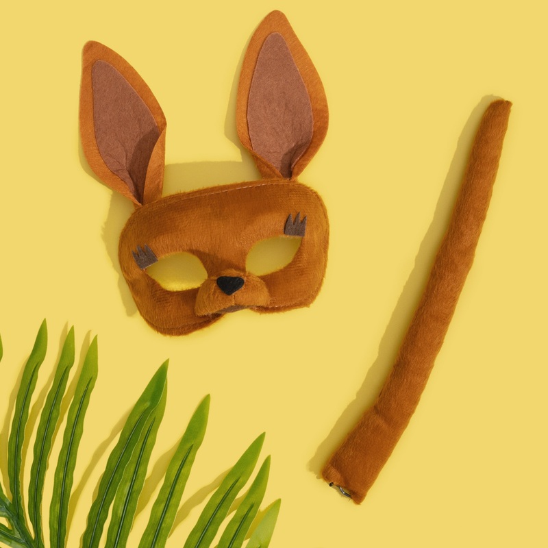 KANGAROO – Animal Mask & Tail