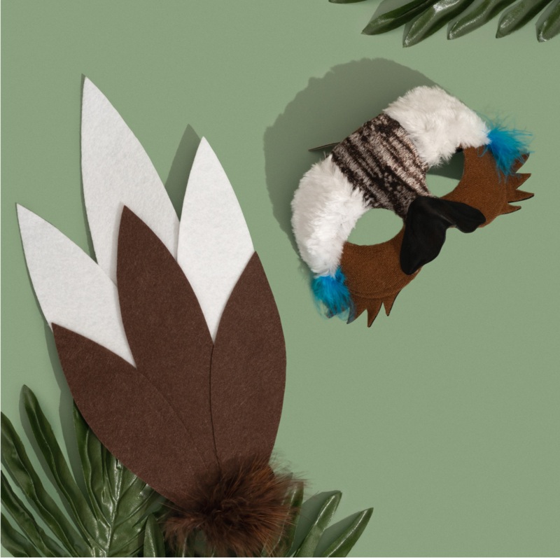 KOOKABURRA – Animal Mask & Tail