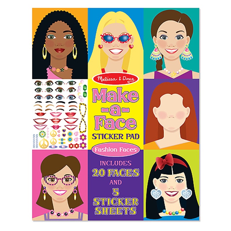 Melissa&Doug Make-a-Face Sticker Pad