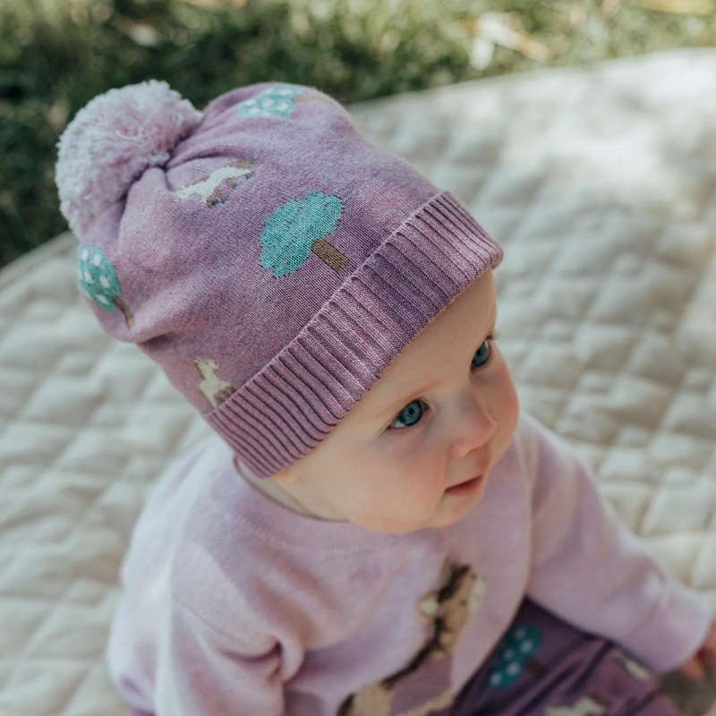 On The Farm Beanie – Orchard Jacquard