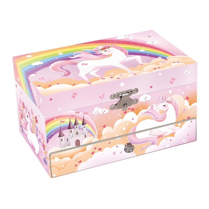 Rainbow Unicorn Musical Jewlery Box