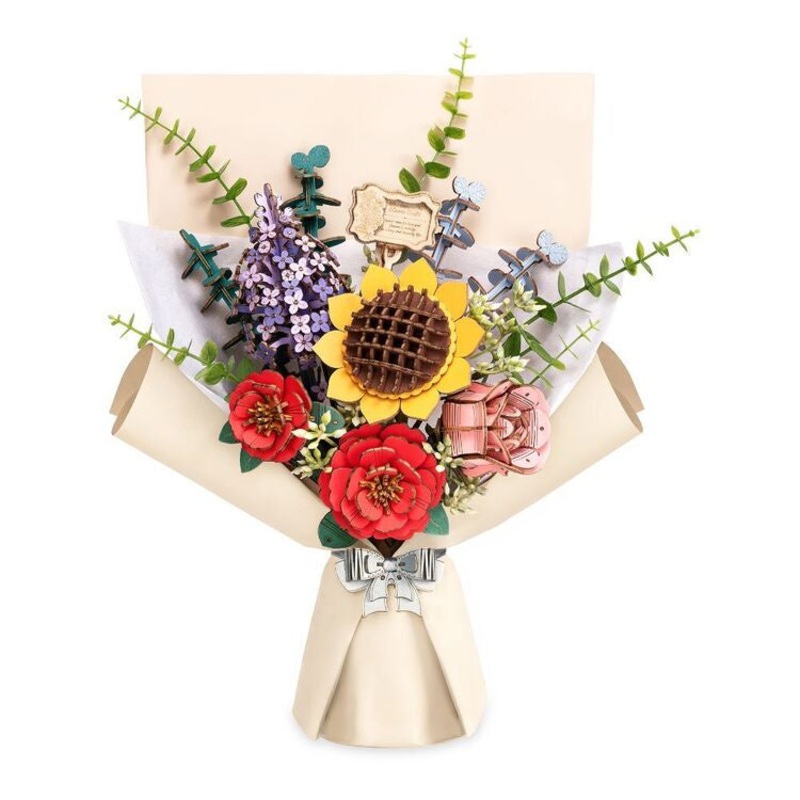 Rowood Wooden Flower Bouquet