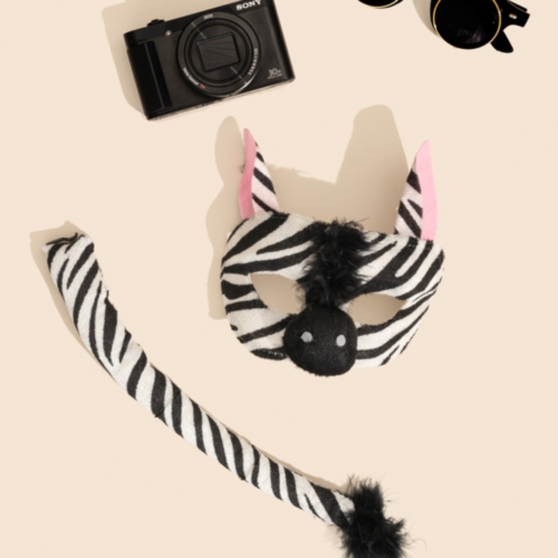 ZEBRA – Animal Mask & Tail