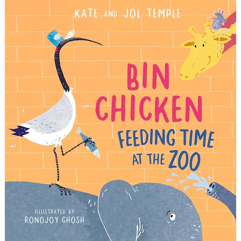 Bin Chicken Feeding Time at the Zoo