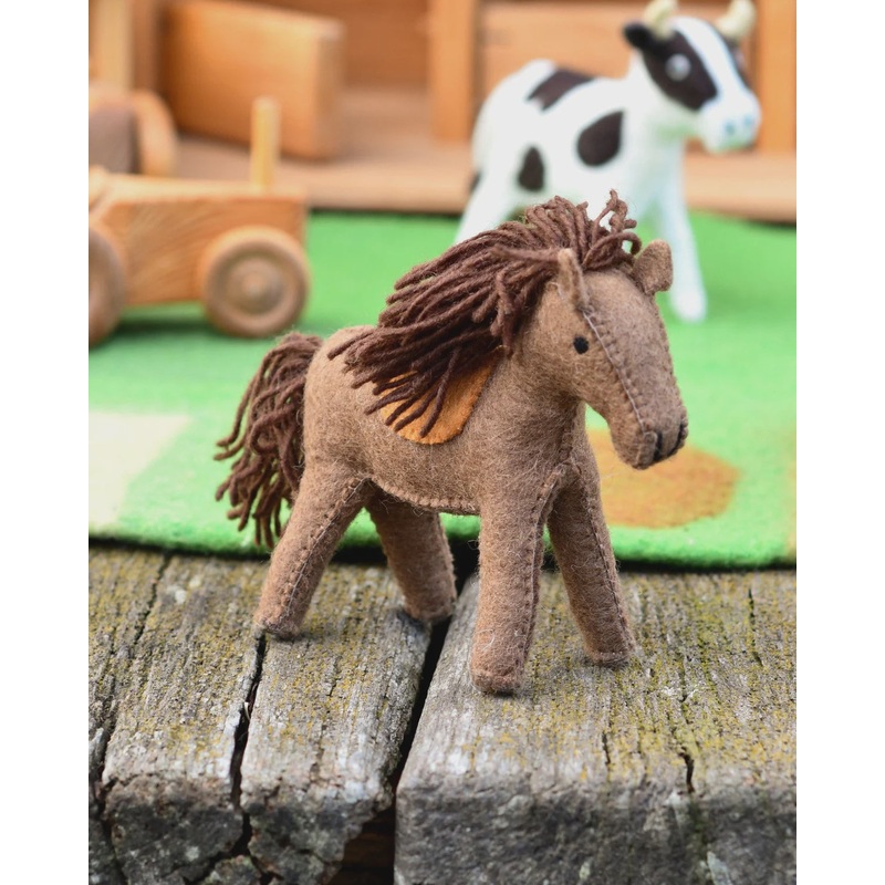 Felt Horse Farm Animal
