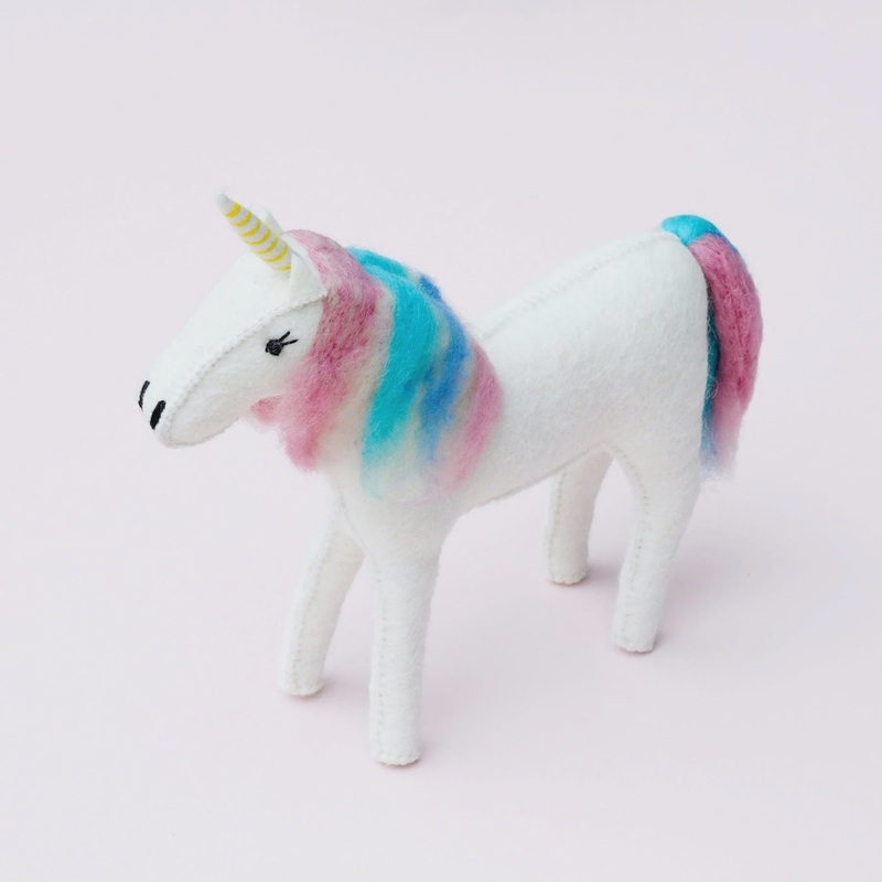 Felt Unicorn Toy