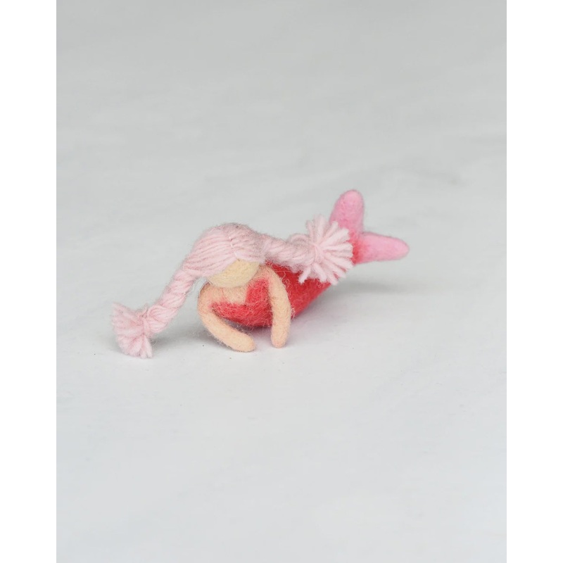 Felt Waldorf Mermaid – Pink Hair