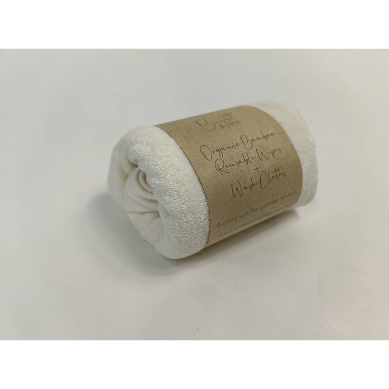 Organic Bamboo Wash Cloths/ Reusable Wipes