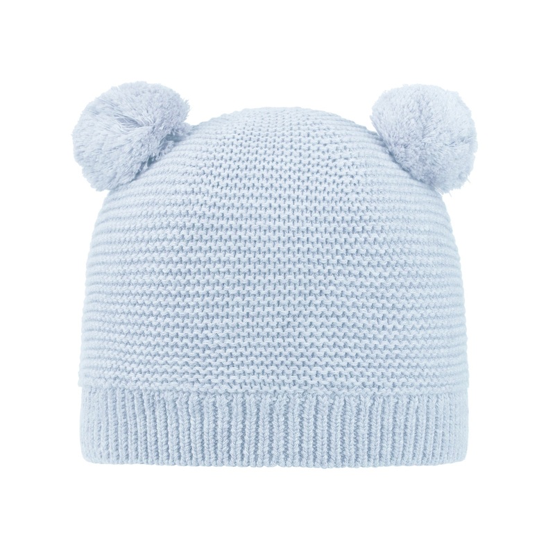 Organic Beanie Snowy Bluebird