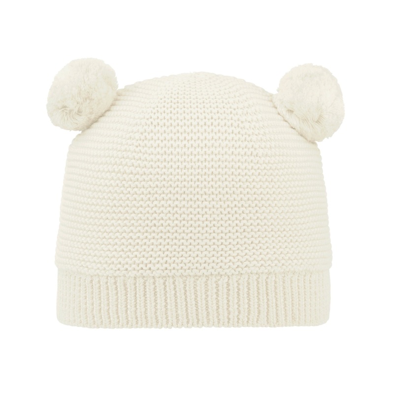 Organic Beanie Snowy Cream