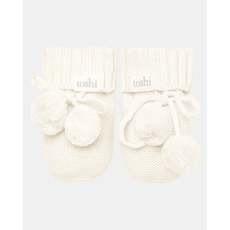 Organic Booties Marley Cream