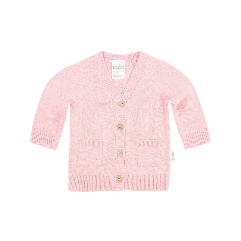 Organic Cardigan Remy Pearl