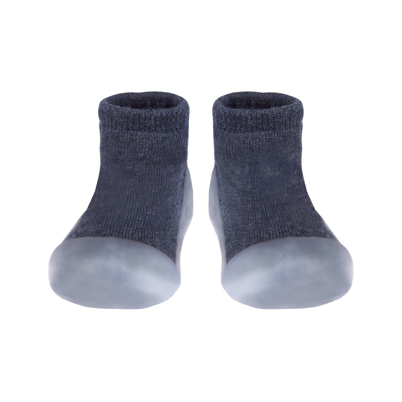 Organic Hybrid Walking Socks Dreamtime Footsteps Ink