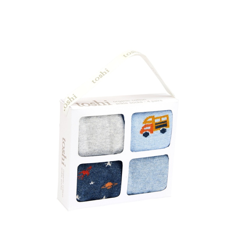 Organic Socks Gift Box Ankle – Assorted Handsome