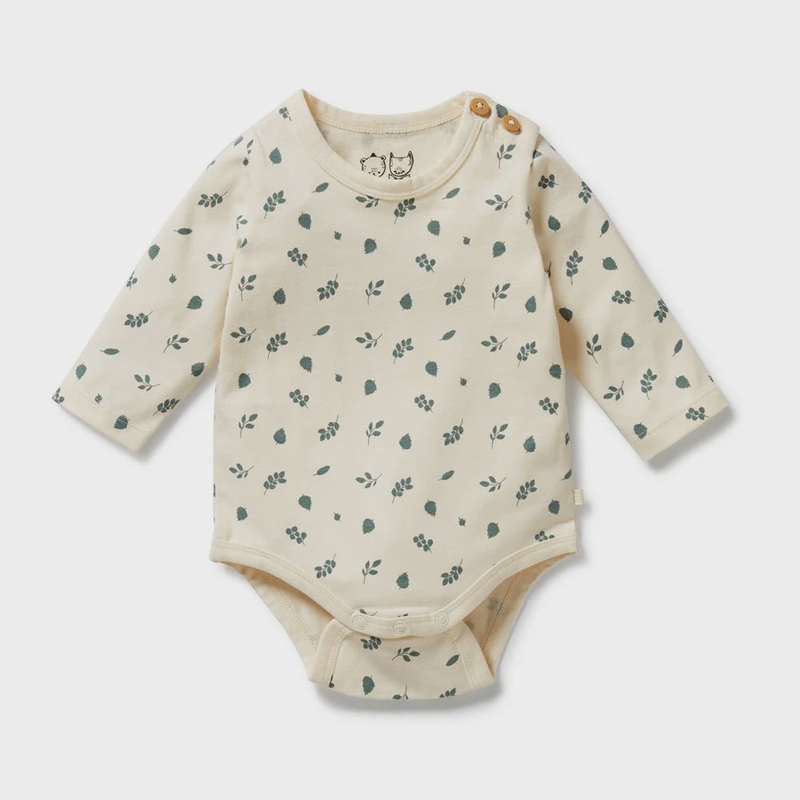 Twilight Leaf Organic Bodysuit