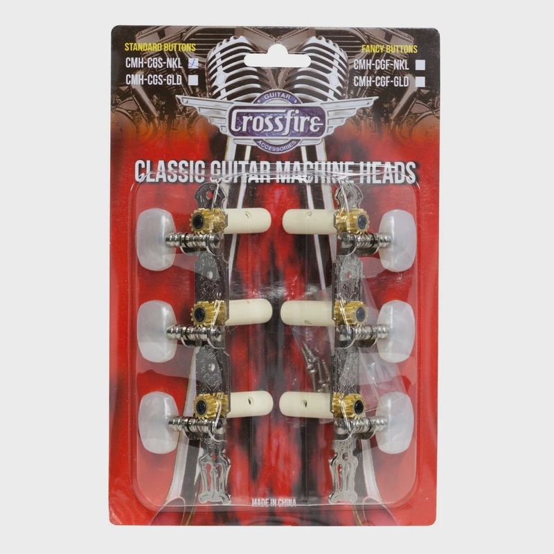 Classical Guitar Machine Heads – Nickel